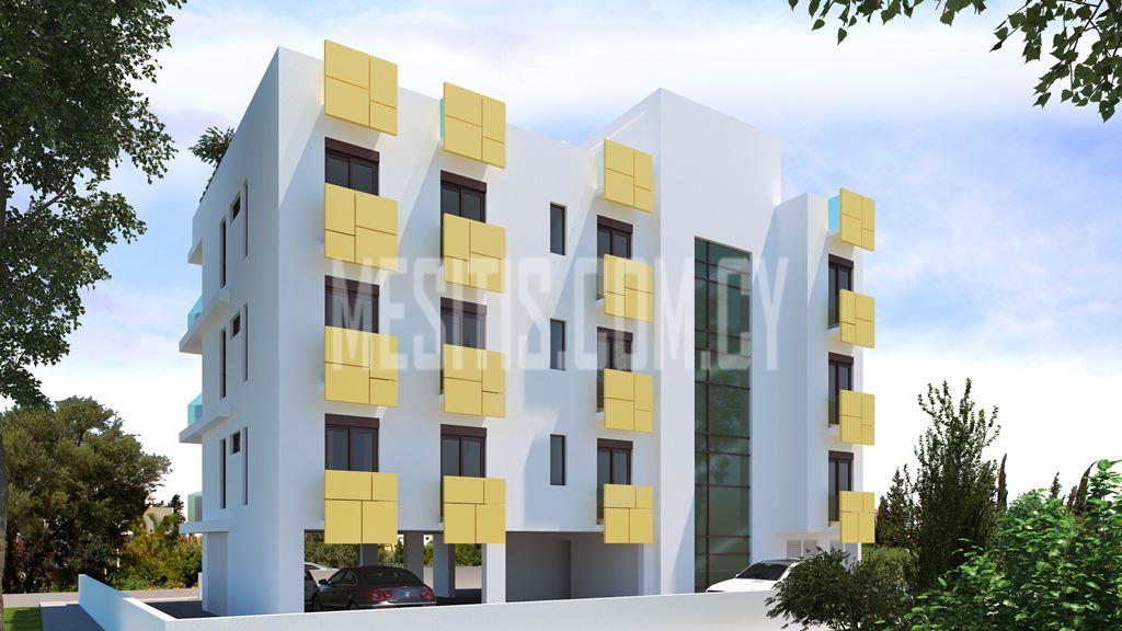 New Modern Under Construction 1 And 2 Bedroom Apartments For Sale In Aglantzia Near Larnakos Avenue #3561-0