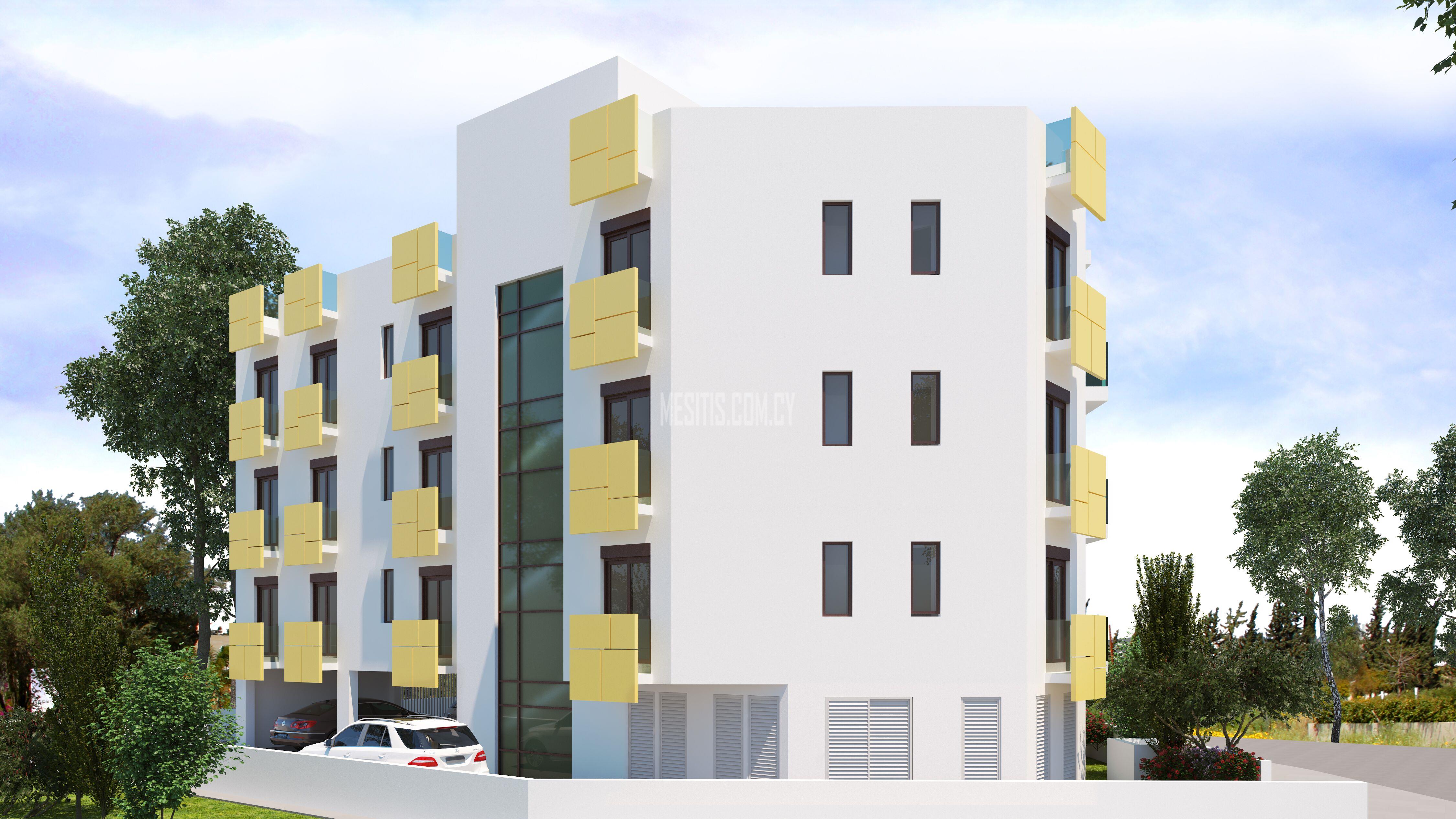 New Modern Under Construction 1 And 2 Bedroom Apartments For Sale In Aglantzia Near Larnakos Avenue #3561-1