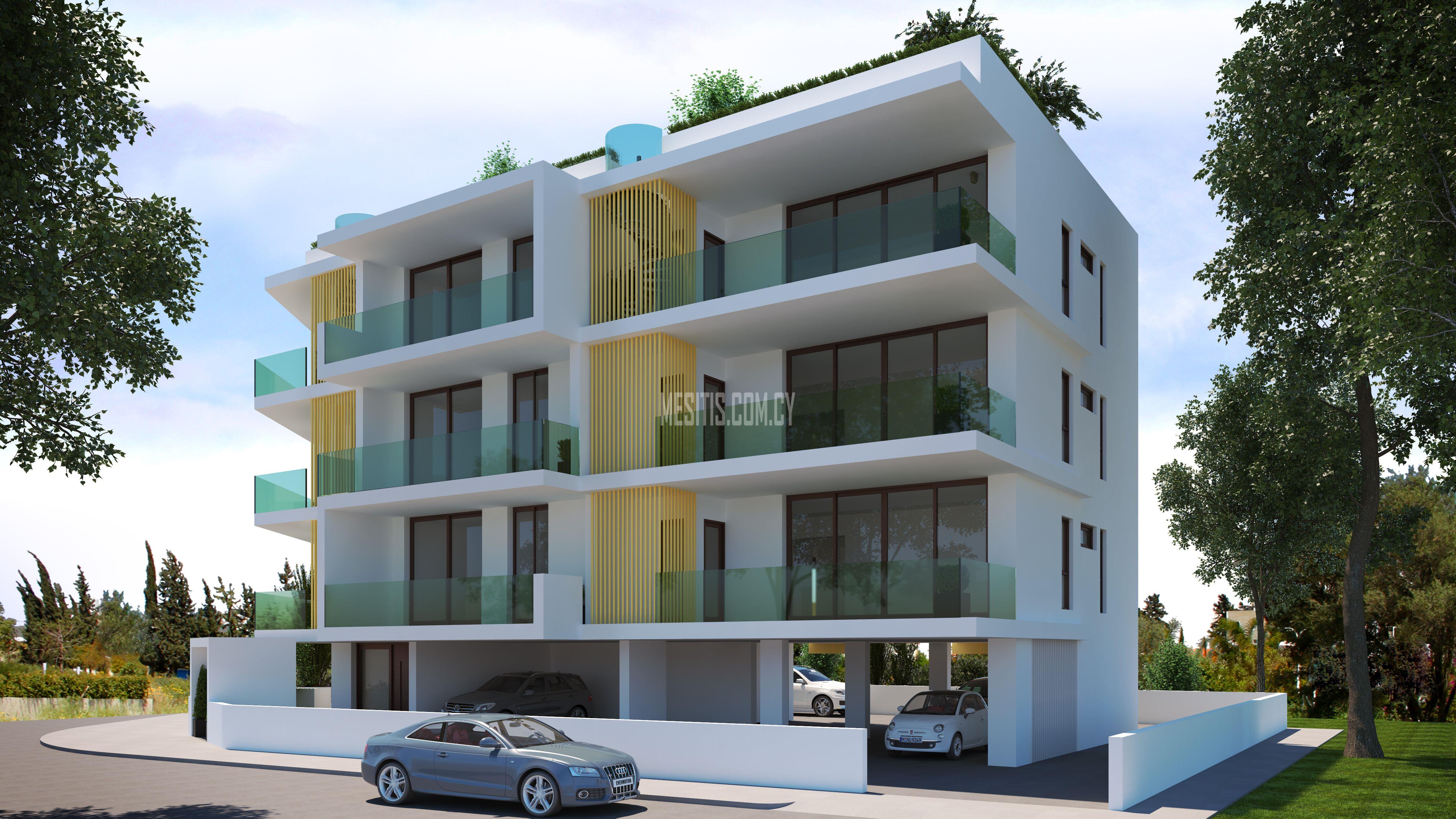 New Modern Under Construction 1 And 2 Bedroom Apartments For Sale In Aglantzia Near Larnakos Avenue #3561-3