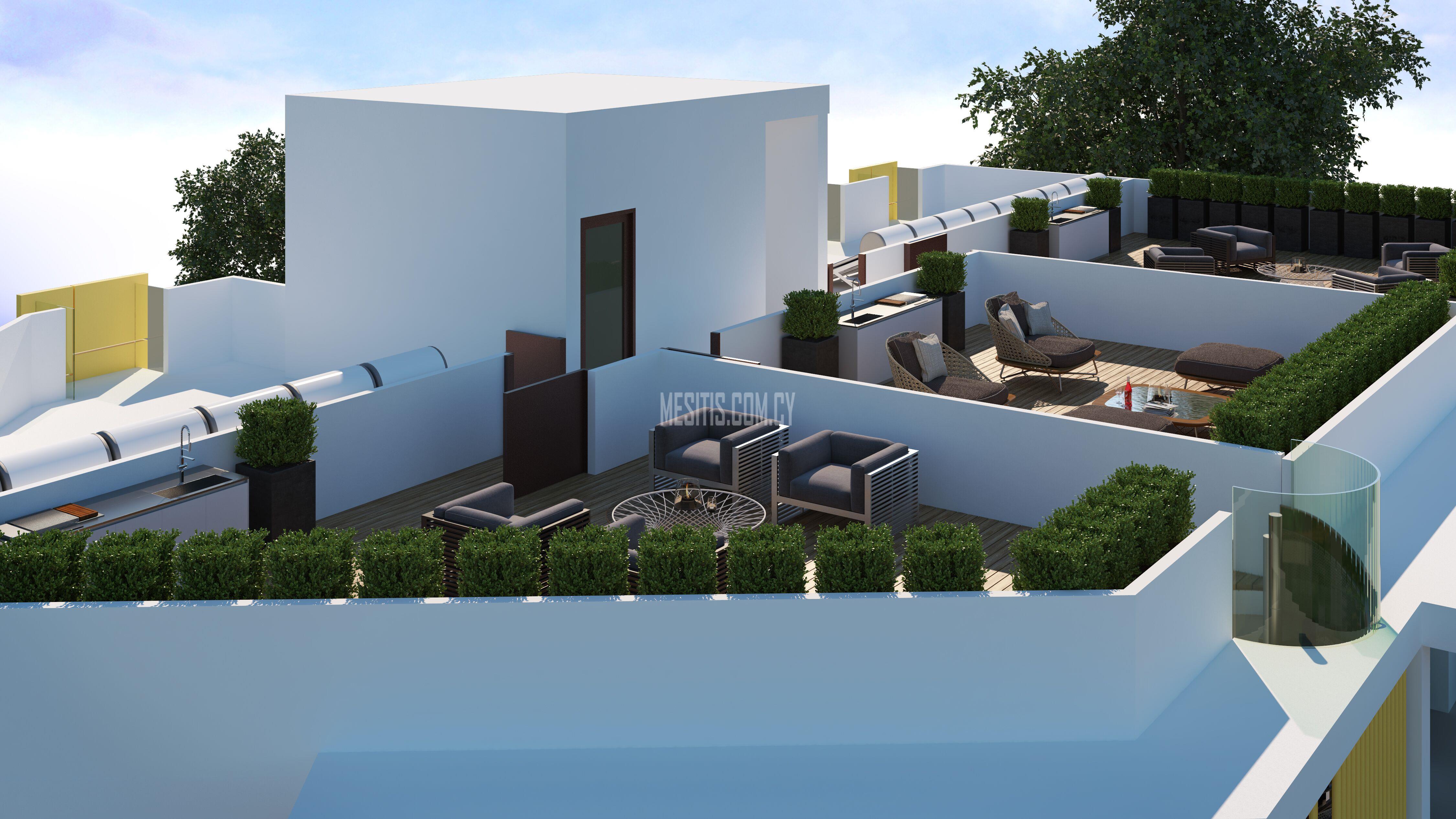 New Modern Under Construction 1 And 2 Bedroom Apartments For Sale In Aglantzia Near Larnakos Avenue #3561-5
