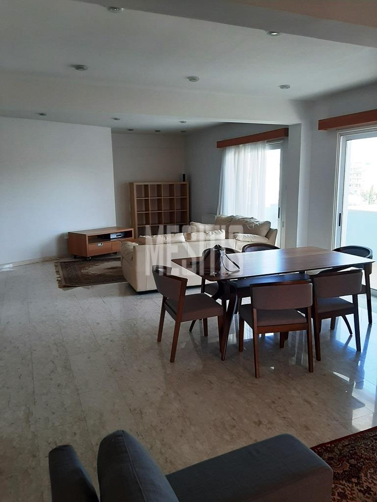 Spacious And Bright 3 Bedroom Full Floor Apartment With Maids Room For Rent In Strovolos #3396-8