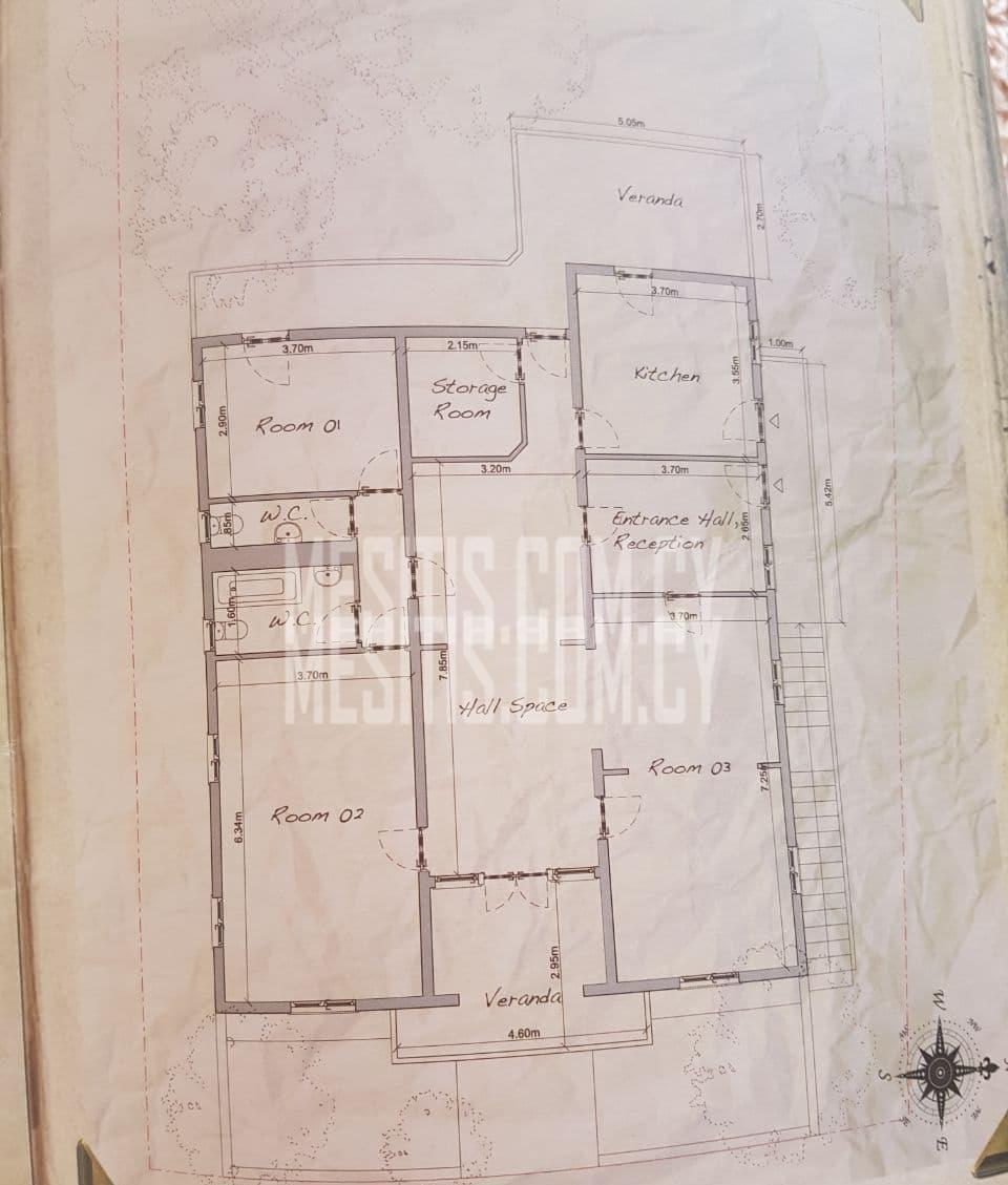 Neoclassical House With Courtyard For Rent In The Centre Of Limassol #3451-2