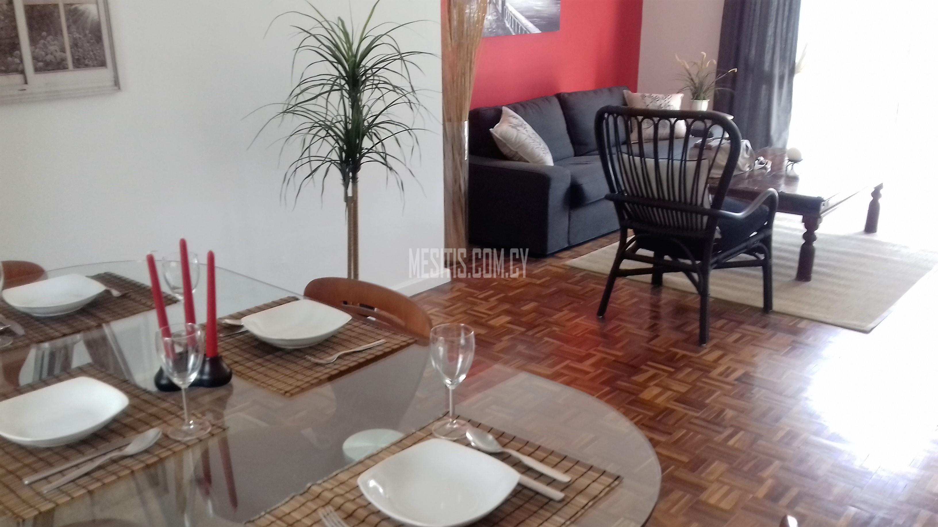 Luxury Ground Floor House With Veranda And A Small Backyard Garden For Rent In Acropoli #1431-0