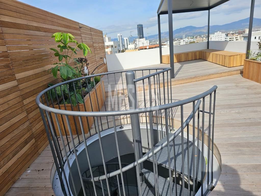 Modern 3 Bedroom Penthouse With Roof Garden For Rent In Akropoli, Nicosia #31422-3