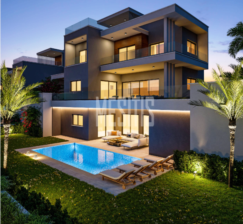 Luxurious 5 Bedroom Villa With Sea View In Agios Tychonas, Limassol #21649-0