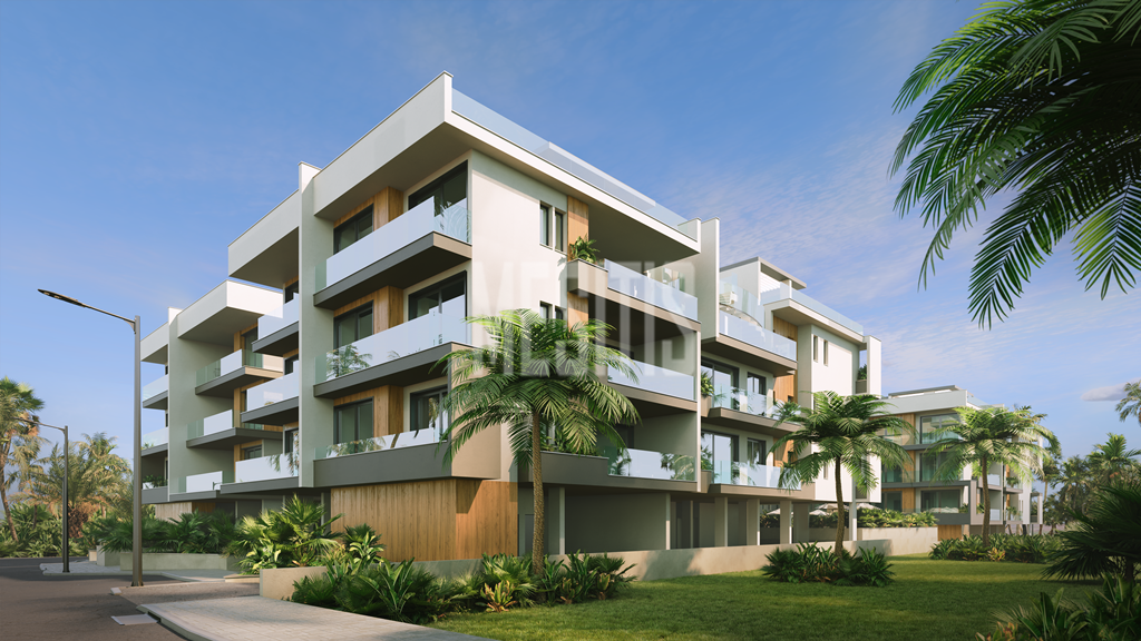 Seavie Luxury 1 Bedroom Apartment For Sale In Leivadia, Larnaca - With Communal Swimming Pool & Gym #37241-1