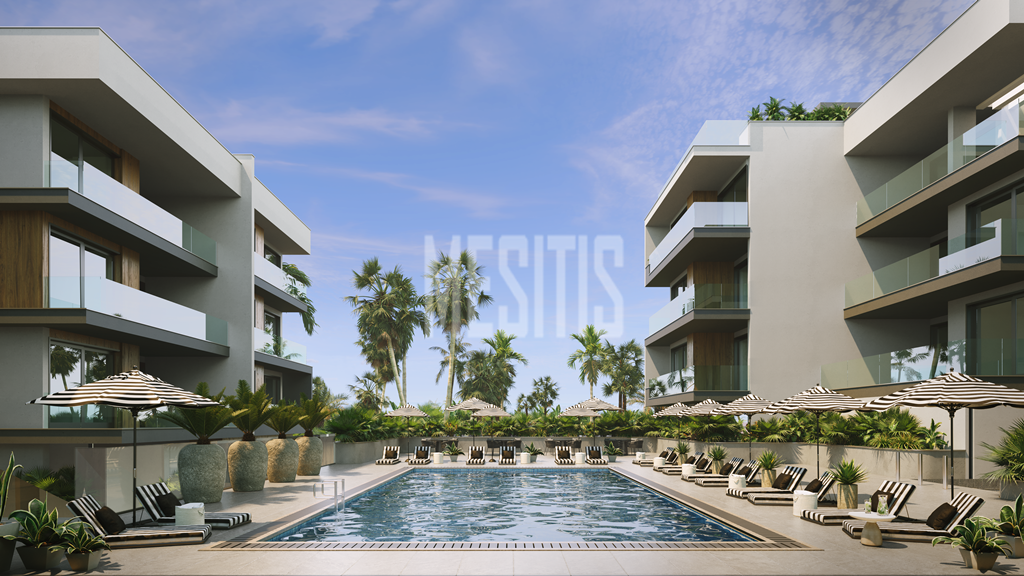 Seavie Luxury 1 Bedroom Apartment For Sale In Leivadia, Larnaca - With Communal Swimming Pool & Gym #37241-0