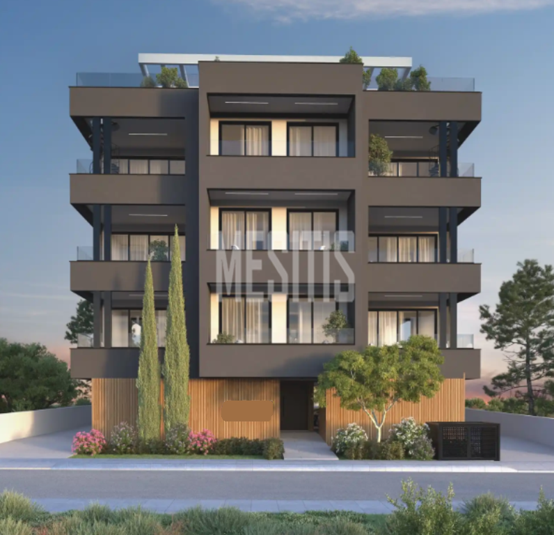 2 Bedroom Apartment For Sale  In Engomi, Nicosia- With Roof Garden #31533-0