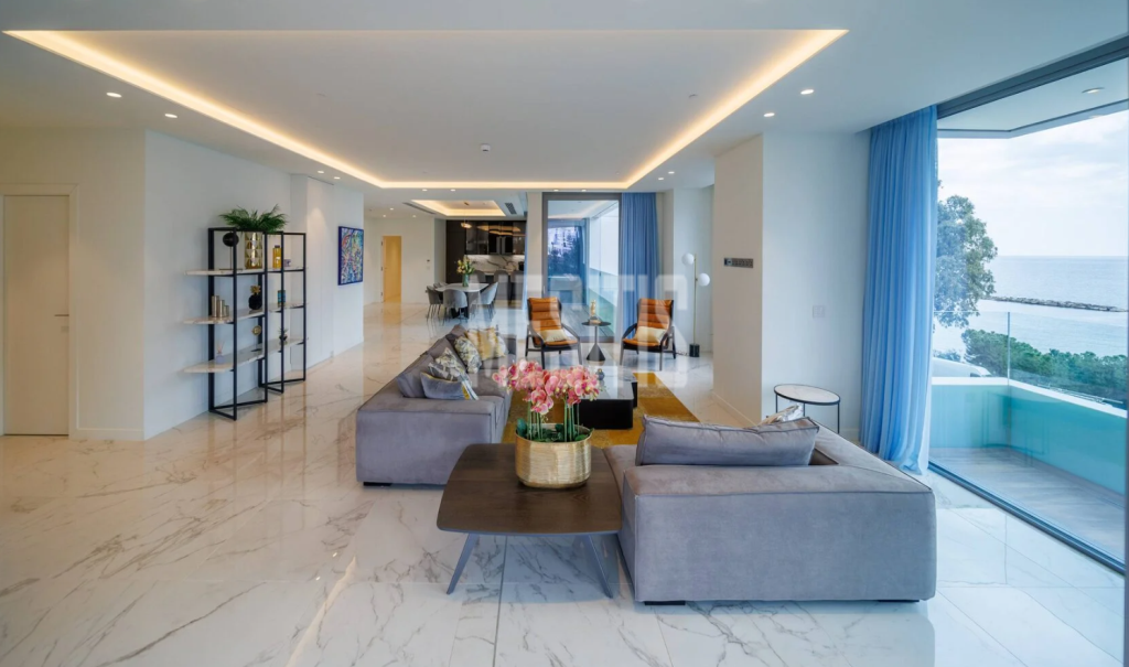 Ready To Move In Beachfrom 4 Bedroom Luxury Apartment For Sale In Agios Tychonas, Limassol #19397-1