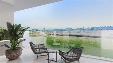 Seavie Luxury 1 Bedroom Apartment For Sale In Leivadia, Larnaca - With Communal Swimming Pool & Gym